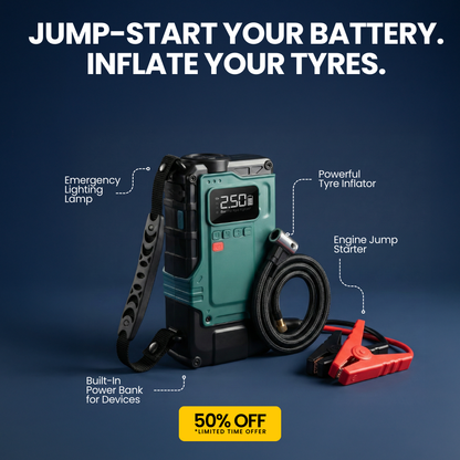 Jump Master Pro 4-in-1 Jump Starter